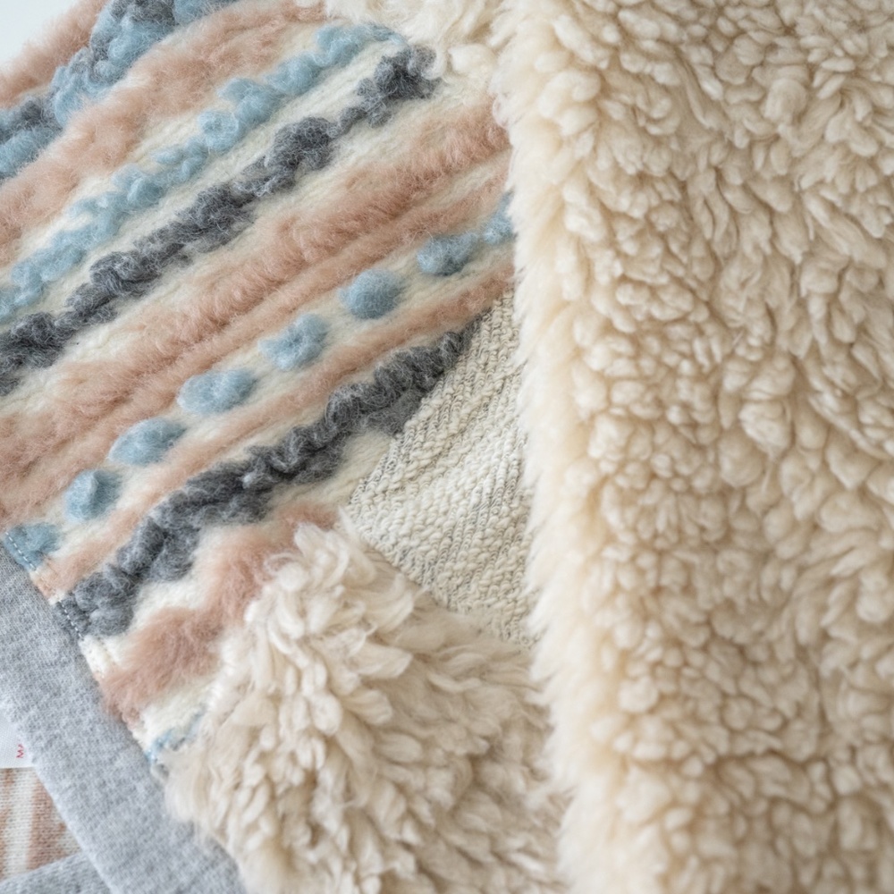 Anthropologie Amadi Faux Fur Cardigan Sweater Jacket
